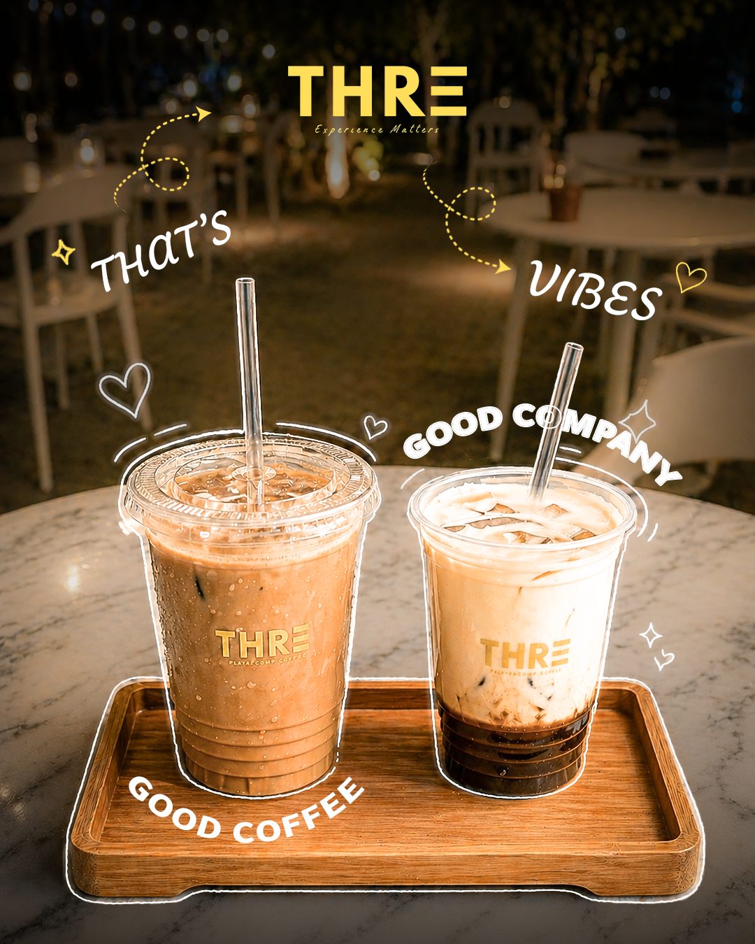 Thre — Good coffee, good company… that’s THRE vibes